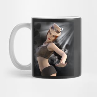 Portrait of steampunk girl Mug